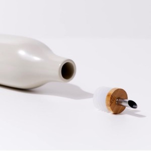 Olive Oil Dispenser Bottle Stoneware Ceramic